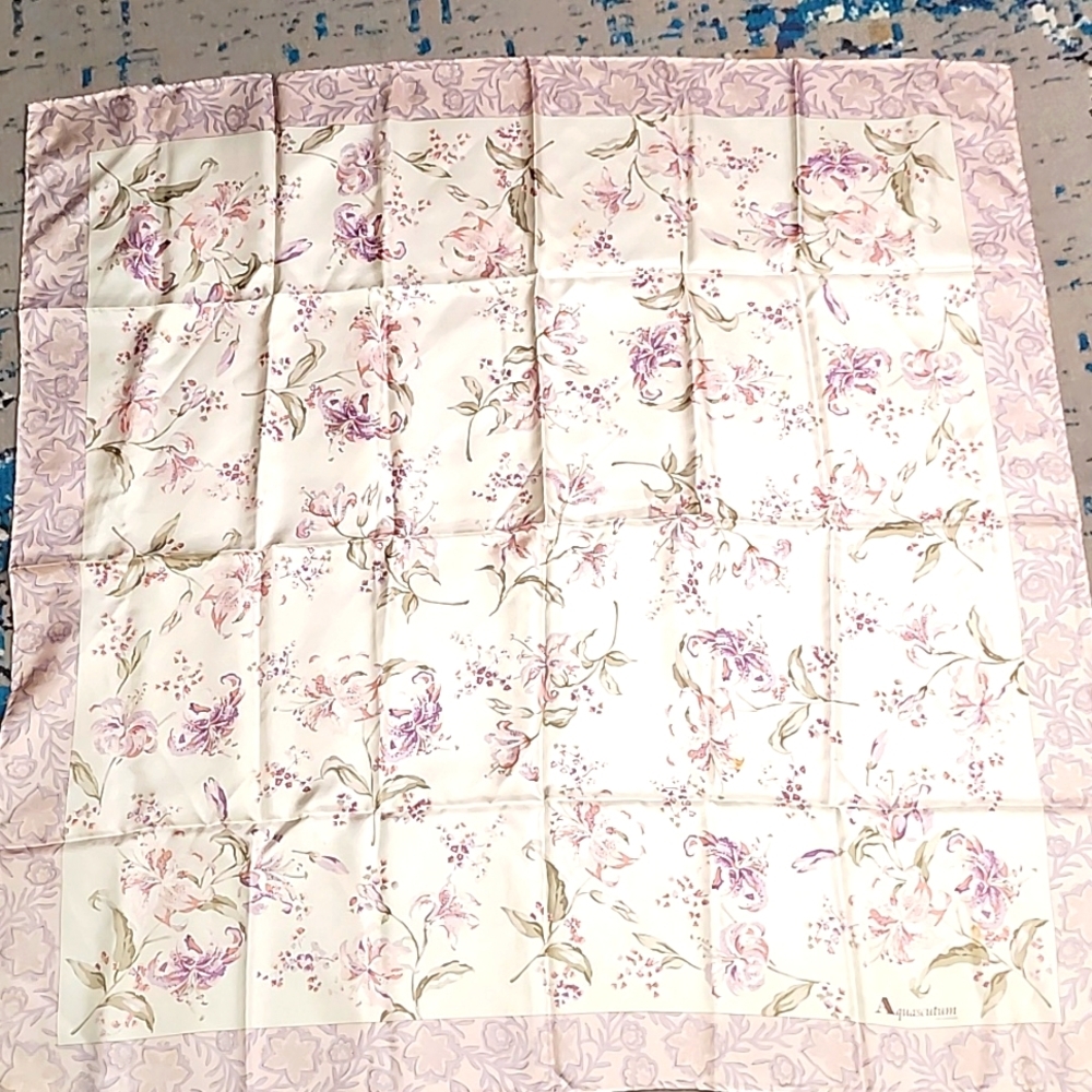#4 Aquascutum of London Silk Scarf